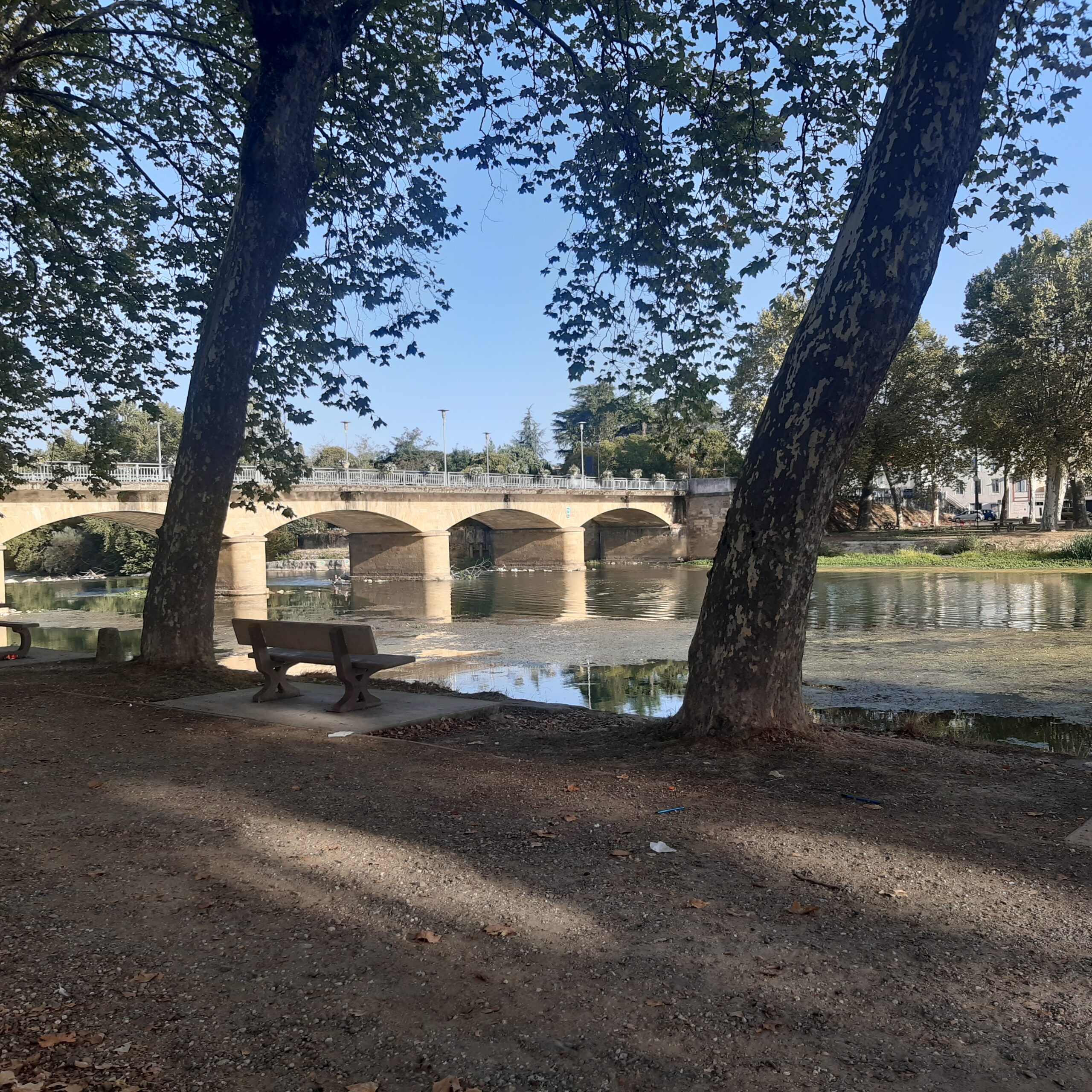 Le pont sur l'Adour